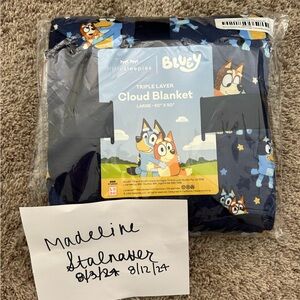 Little Sleepies - Bluey Cloud Blanket